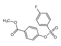 161497-16-1 Methyl 4-(((4-fluorophenyl)sulfonyl)oxy)benzoate