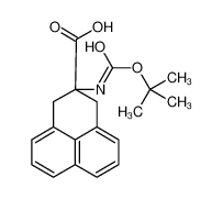 2-({[(2-Methyl-2-propanyl)oxy]carbonyl}amino)-2,3-dihydro-1H-phen alene-2-carboxylic acid