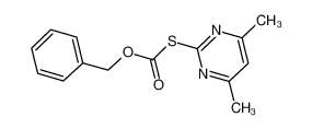 benzyl (4,6-dimethylpyrimidin-2-yl)sulfanylformate 42116-21-2