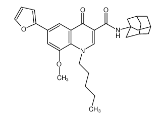 4-Quinolone-3-Carboxamide Furan CB2 Agonist