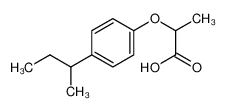 2-(4-butan-2-ylphenoxy)propanoic acid
