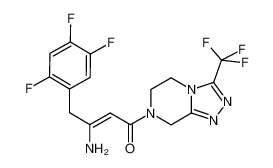 (2Z)-4-氧代-4-[3-(三氟甲基)-5,6-二氢-[1,2,4]三唑并[4,3-a]吡嗪-7(8H)-基]-1-(2,4,5-三氟苯基)丁-2-烯-2-胺