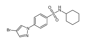 N-环己基-4-(4-溴吡唑-1-基)苯磺酰胺