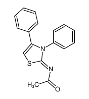 38650-54-3 spectrum, N-(3,4-diphenyl-3H-thiazol-2-ylidene)-acetamide