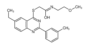 606134-64-9 structure, C22H25N3O2S