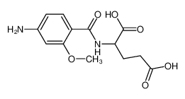 72306-92-4 2-[(4-amino-2-methoxybenzoyl)amino]pentanedioic acid