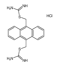 Pseudourea, 2,2'-(9,10-anthrylenedimethylene)bis(2-thio-, dihydrochloride, dihydrate 3063-89-6