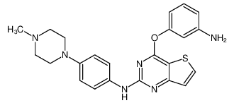 1353553-09-9 structure, C23H24N6OS