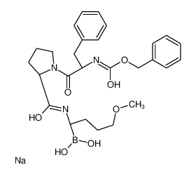 871575-98-3 structure, C27H37BN3NaO7