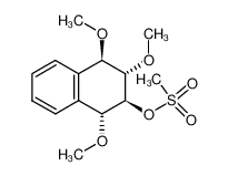 83731-30-0 r,t,t-1,2,4-trimethoxy-c-3-(mesyloxy)-1,2,3,4-tetrahydronaphthalene