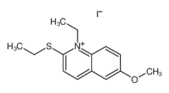 1-ethyl-2-ethylsulfanyl-6-methoxyquinolin-1-ium,iodide 63816-13-7