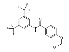 N-[3,5-bis(trifluoromethyl)phenyl]-4-ethoxybenzamide 6119-05-7