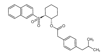 253276-09-4 (+)-(4-isobutyl-phenyl)-acetic acid (1S,2S)-2-(naphthalene-2-sulfonyl)-cyclohexyl ester