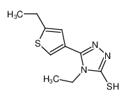 438230-04-7 structure, C10H13N3S2