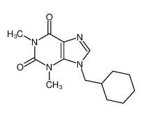 9-(cyclohexylmethyl)-1,3-dimethylpurine-2,6-dione