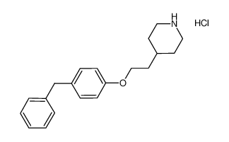 4-[2-(4-Benzylphenoxy)ethyl]piperidine hydrochloride 158550-36-8