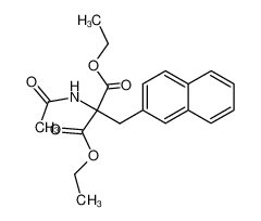 37447-33-9 spectrum, acetylamino-[2]naphthylmethyl-malonic acid diethyl ester