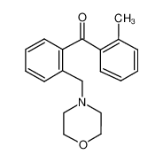 (2-methylphenyl)-[2-(morpholin-4-ylmethyl)phenyl]methanone 898749-87-6