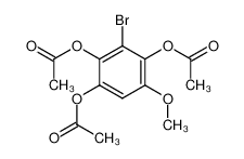 23030-48-0 spectrum, 3-Brom-5-methoxy-1.2.4-triacetoxy-benzol