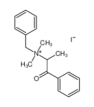 benzyl-dimethyl-(1-oxo-1-phenylpropan-2-yl)azanium 6308-82-3