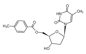 35898-26-1 O5'-(4-methyl-benzoyl)-thymidine