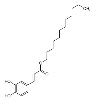 83348-18-9 dodecyl 3-(3,4-dihydroxyphenyl)prop-2-enoate