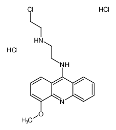 N-(2-chloroethyl)-N'-(4-methoxyacridin-9-yl)ethane-1,2-diamine,dihydrochloride 38915-11-6