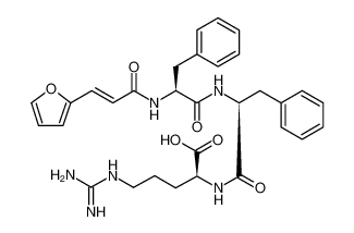 L-Arginine, N-[3-(2-furanyl)-1-oxo-2-propenyl]-L-phenylalanyl-L-phenylalanyl- 86064-76-8