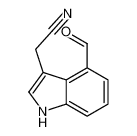 89368-50-3 2-(4-formyl-1H-indol-3-yl)acetonitrile