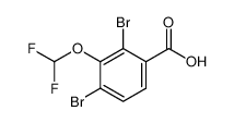 223595-28-6 structure, C8H4Br2F2O3