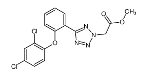 5-[2-(2,4-二氯苯氧基)苯基]-2H-四唑-2-乙酸甲酯