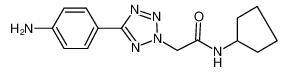 2-[5-(4-氨基-苯基)-四唑-2-基]-n-环戊基-乙酰胺