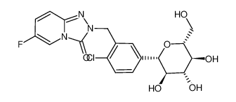 1334297-57-2 2-(2-chloro-5-((2S,3R,4R,5S,6R)-3,4,5-trihydroxy-6-(hydroxymethyl)tetrahydro-2H-pyran-2-yl)benzyl)-6-fluoro-[1,2,4]triazolo[4,3-a]pyridin-3(2H)-one