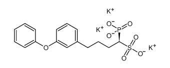 157126-15-3 structure, C16H16K3O7PS