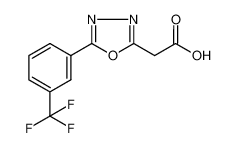 2-[5-[3-(trifluoromethyl)phenyl]-1,3,4-oxadiazol-2-yl]acetic acid 883789-95-5