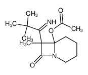 118987-31-8 6-acetoxy-7-(1-imino-2,2-dimethylpropyl)-7-methyl-1-azabicyclo(4.2.0)-octan-8-one