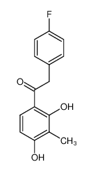 1-(2,4-dihydroxy-3-methylphenyl)-2-(4-fluorophenyl)ethan-1-one 303104-77-0