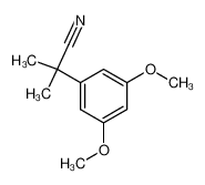 2-(3,5-dimethoxyphenyl)-2-methylpropanenitrile 22972-63-0