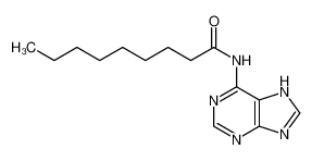 N-(7H-purin-6-yl)nonanamide