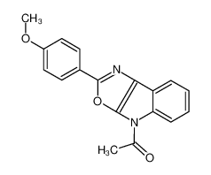 89204-75-1 1-[2-(4-methoxyphenyl)-[1,3]oxazolo[5,4-b]indol-4-yl]ethanone