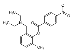 2-((diethylamino)methyl)-6-methylphenyl 4-nitrobenzoate 6629-68-1