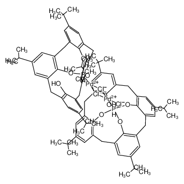 273210-99-4 structure, C88H108Cl4O8P2Pd2