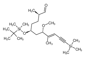 164592-69-2 (2R,5S,7S,E)-5-((tert-butyldimethylsilyl)oxy)-7-methoxy-2,8-dimethyl-11-(trimethylsilyl)undec-8-en-10-ynal