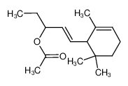 [(E)-3-methyl-4-(2,6,6-trimethylcyclohex-2-en-1-yl)but-3-en-2-yl] acetate 68555-61-3