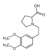 56014-48-3 1-[2-(3,4-dimethoxyphenyl)ethyl]pyrrolidine-2-carboxylic acid