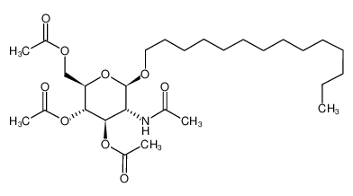 TETRADECYL 2-ACETAMIDO-2-DEOXY-3,4,6-TRI-O-ACETYL-β-D-GLUCOPYRANOSIDE 173725-25-2