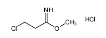 methyl 3-chloropropanimidate,hydrochloride 21367-88-4