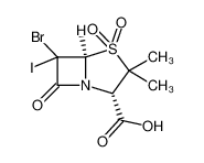 76517-25-4 6-bromo-6-iodopenicillanic acid 1,1-dioxide