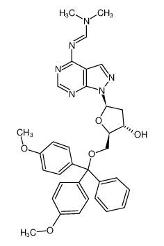 5'-O-DIMETHOXYTRITYL-N6-(N,N-DIMETHYLAMINOMETHYLENE)-8-AZA-7-DEAZA-2'-DEOXYADENOSINE