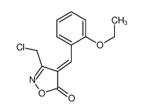 (4E)-3-(Chloromethyl)-4-(2-ethoxybenzylidene)-isoxazol-5(4H)-one 1142199-18-5